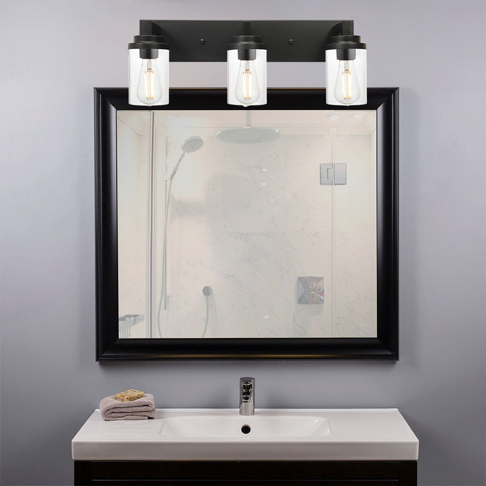 Bordenden Suri længde MELUCEE Vintage Bathroom Lighting Fixtures Over Mirror, 3-Light Modern –  MELUCEE LIGHTING