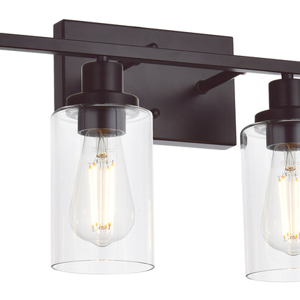 MELUCEE 6-Light Bathroom Vanity Light Fixture Vintage Industrial Oil Rubbed Bronze