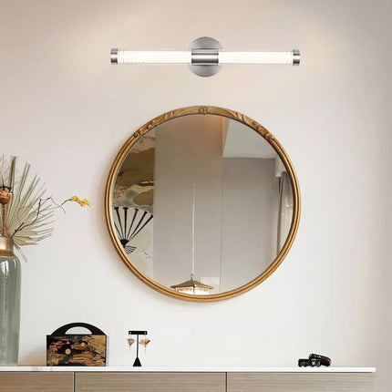 MELUCEE Modern Bathroom Vanity Light 22.4 inch All-Around Lighting, 12W 1000LM Dimmable 3CCT LED Bathroom Lights Bar Brushed Nickel