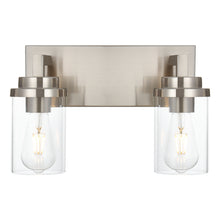 Load image into Gallery viewer, MELUCEE 2/3/4/5/6 Lights Bathroom Lighting Fixtures Over Mirror, Brushed Nickel Finish
