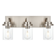Load image into Gallery viewer, MELUCEE 2/3/4/5/6 Lights Bathroom Lighting Fixtures Over Mirror, Brushed Nickel Finish
