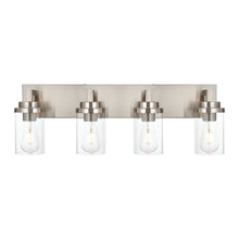 Load image into Gallery viewer, MELUCEE 2/3/4/5/6 Lights Bathroom Lighting Fixtures Over Mirror, Brushed Nickel Finish
