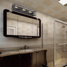 Load image into Gallery viewer, MELUCEE Farmhouse Bathroom Lighting 3-Light Black Vanity Light Industrial Style
