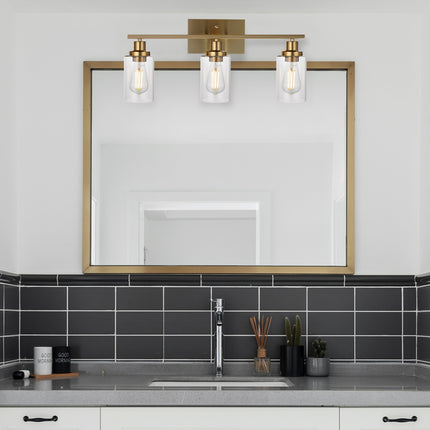 3 Lights MELUCEE Sconces Wall Lighting Brass Contemporary Bathroom Vanity Light Fixtures Wall Lights Bedroom