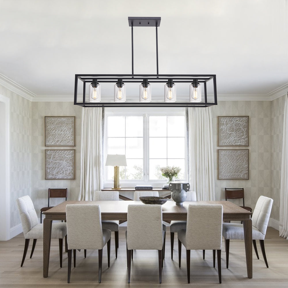 Rectangular Dining Room Light Fixtures
