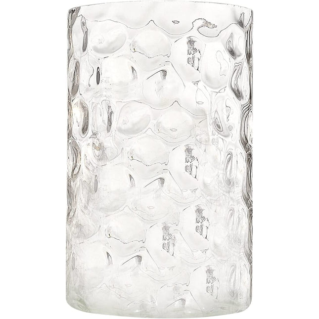 MELUCEE Clear Hammered Glass Shade 1 Pcs Water Pipple Glass Shade