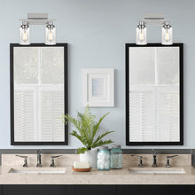 Load image into Gallery viewer, MELUCEE 2-Light Chrome Wall Sconce Industrial with Clear Glass Shade and Metal Base
