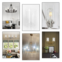 Load image into Gallery viewer, MELUCEE Clear Glass Lamp Shade Replacement 1 Pcs
